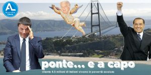 Una elaborazione grafica del progetto definitivo del ponte sullo Stretto di Messina, tratto dal sito www.projectmate.com. Il via libera del cda della Stretto di Messina, presieduto da Giuseppe Zamberletti, su proposta dell'amministratore delegato Pietro Ciucci, ha completato l'iter di approvazione - avviato a metà giugno scorso - del progetto definitivo del ponte sullo Stretto di Messina e dei 40 chilometri di raccordi a terra stradali e ferroviari, comunica una nota della societa'. ANSA/INTERNET-WWW.PROJECTMATE.COM +++EDITORIAL USE ONLY - NO SALES+++